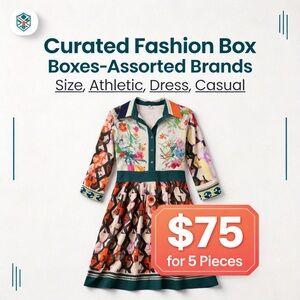 Vibrant Multicolor Dress with Floral and Geometric Patterns